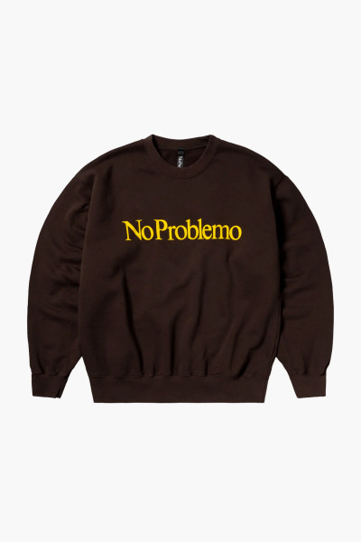 No problemo No problemo sweatshirt Brown - GRADUATE STORE