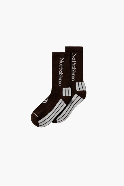 No problemo No problemo sock Brown - GRADUATE STORE