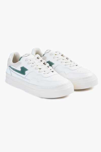 Stepney workers club Pearl s-strike leather White/green - GRADUATE ...