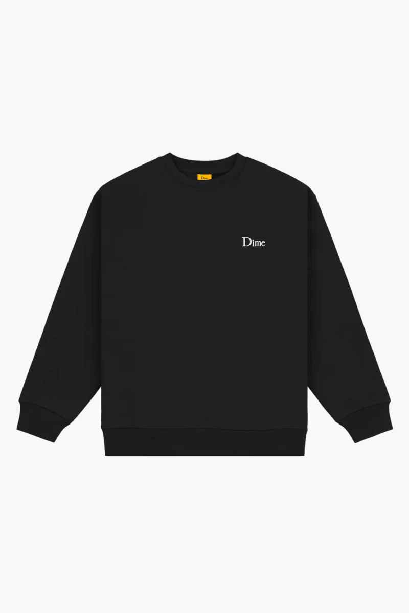 Classic small logo crewneck Black