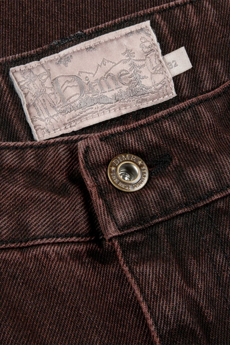 Classic baggy denim Sandblasted copper