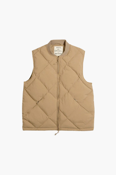 Linton padded vest Sand