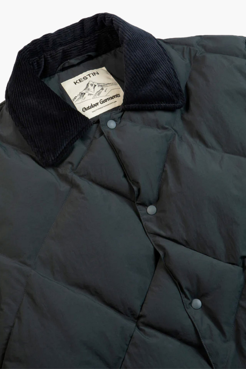 Dunbar padded jacket Charcoal