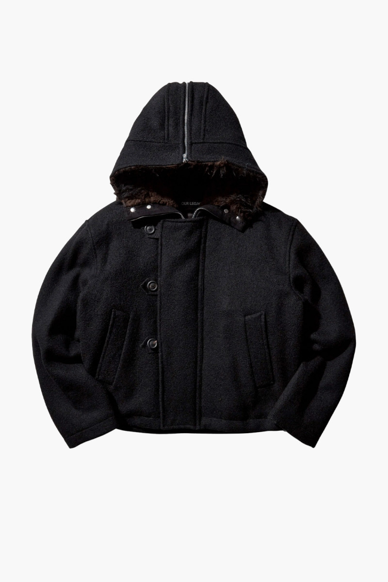 Duluth jacket Black stamped wool