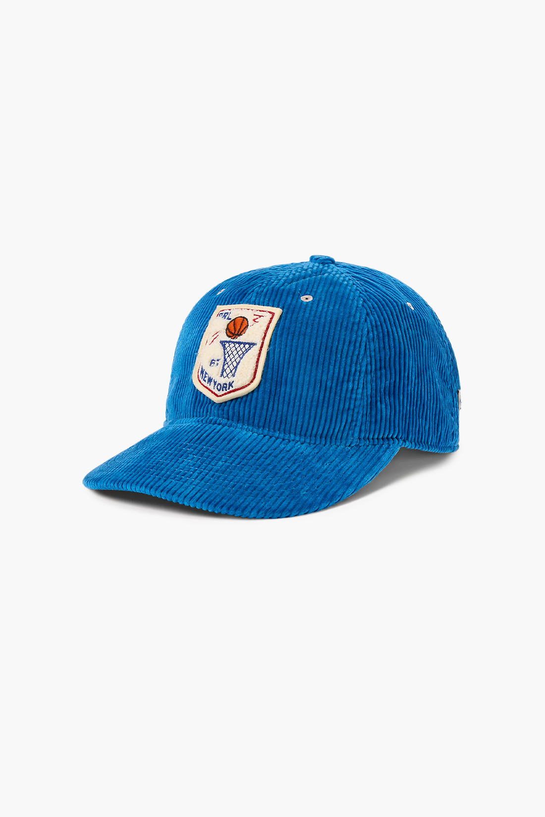 Chenille corduroy ball cap Dakota blue