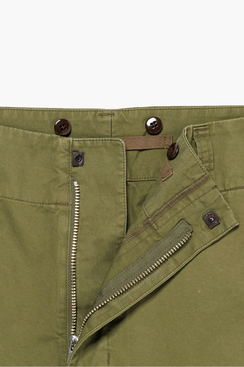 Straight cargo pants hm28pt014 Olive drab