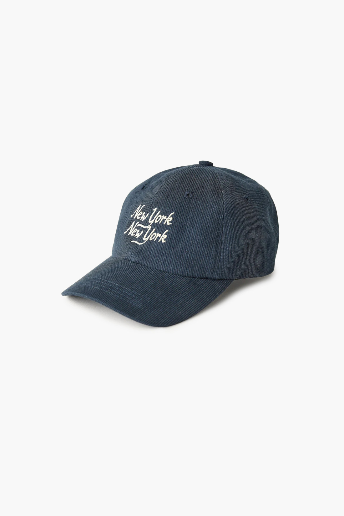 New york script cap Navy