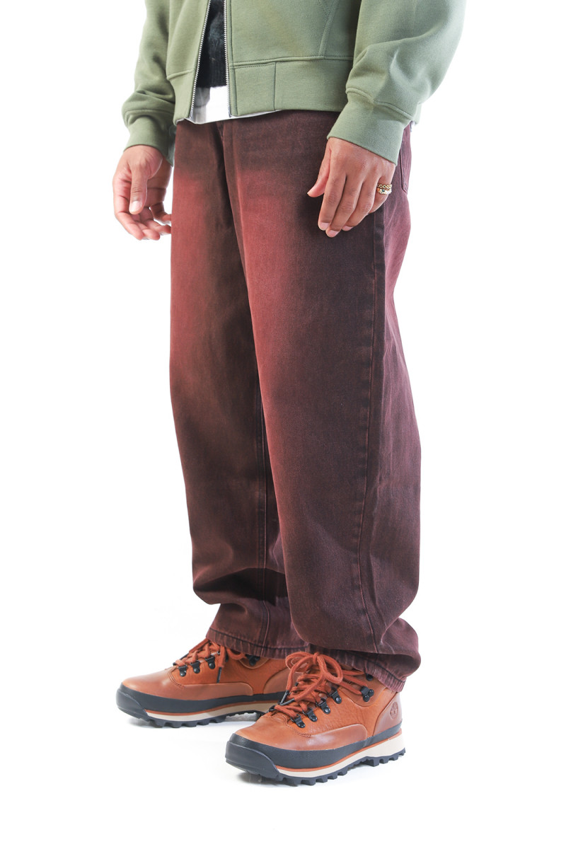 Classic baggy denim Sandblasted copper