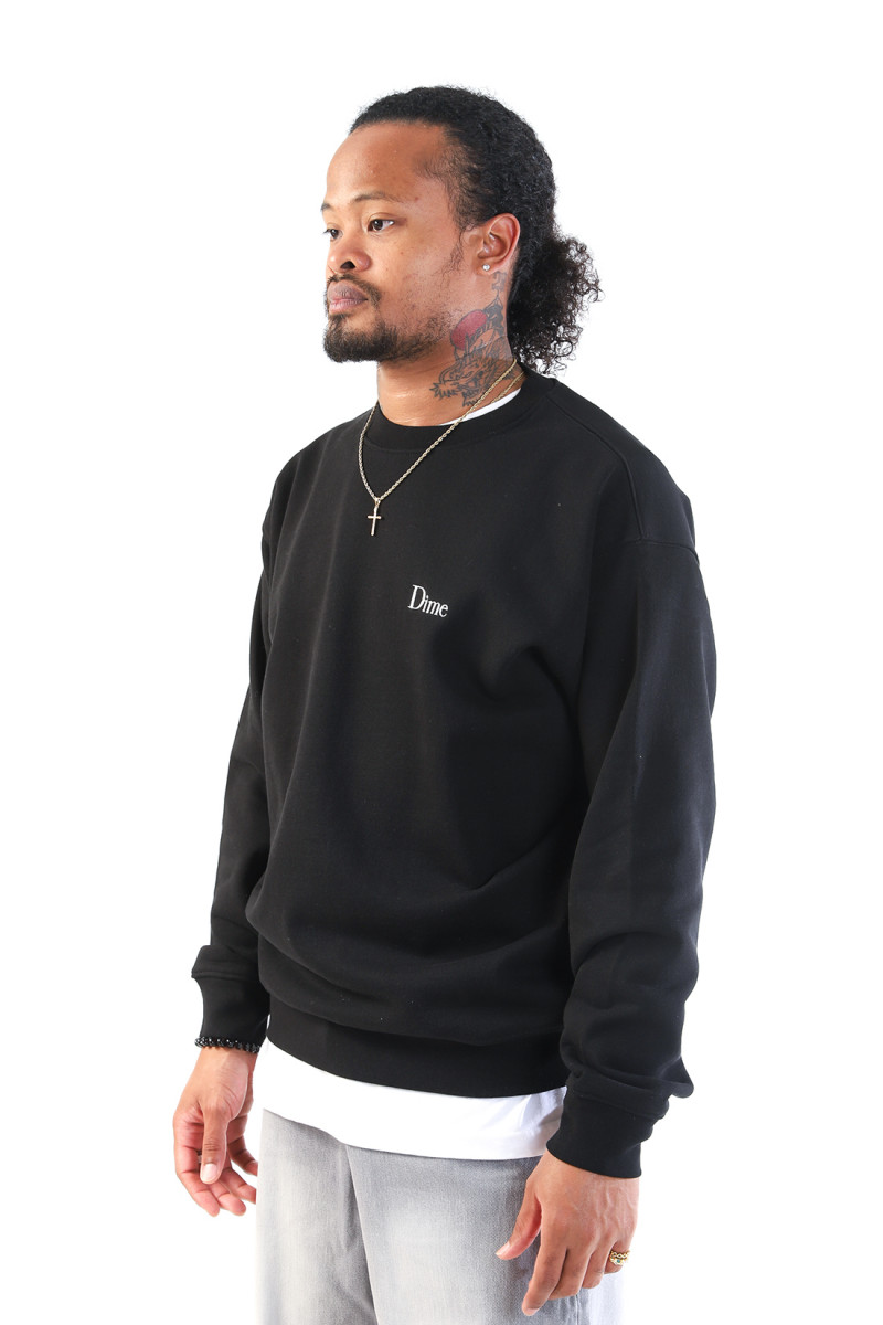 Classic small logo crewneck Black