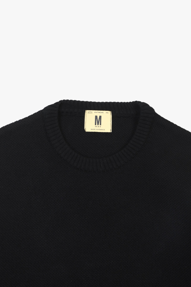 Pull youri col rond Noir