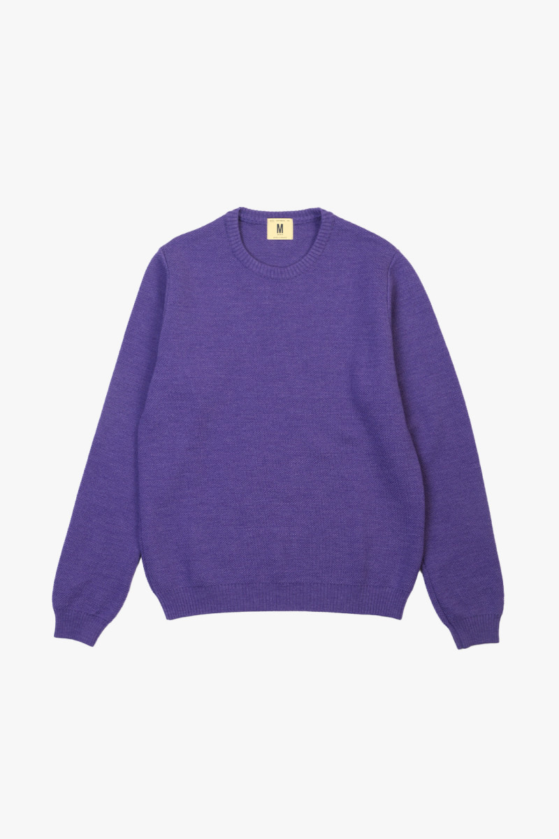 Pull youri col rond Violet