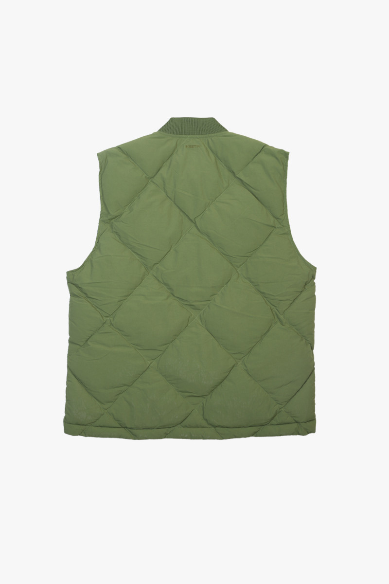 Linton padded vest Grass green