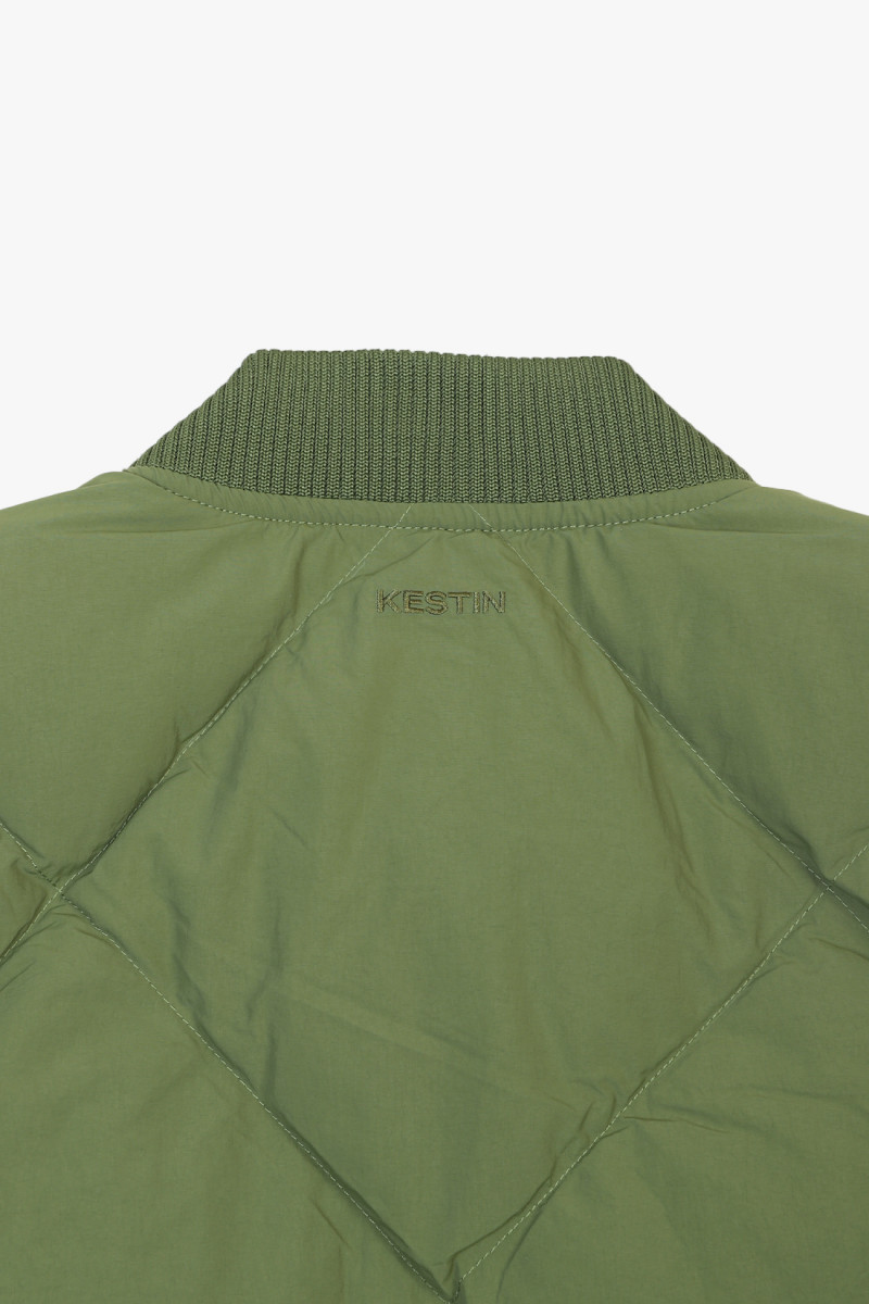 Linton padded vest Grass green