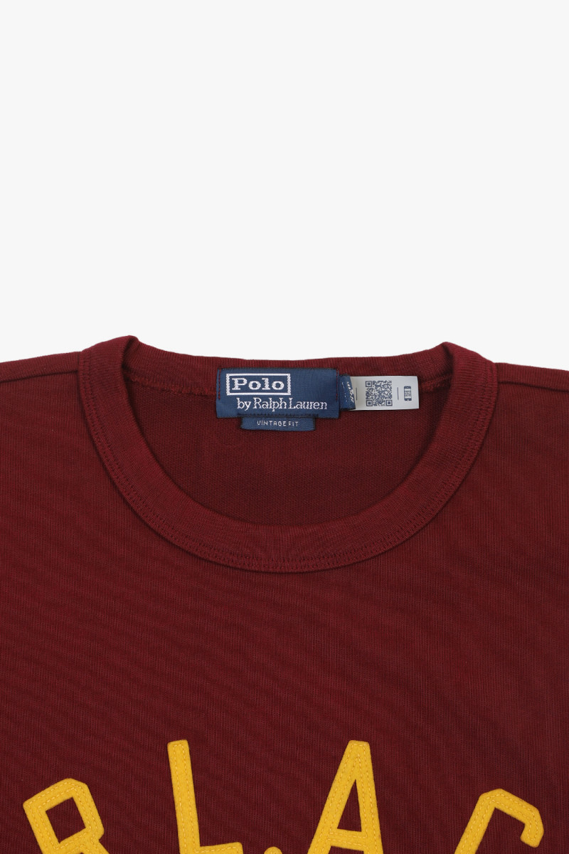 Vintage fit jersey graphic tee Classic wine