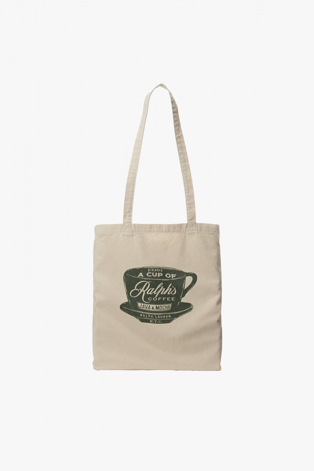 Ralph’s coffee tote bag Cream/green