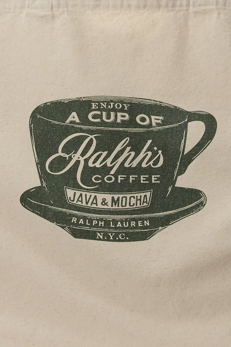 Ralph’s coffee tote bag Cream/green