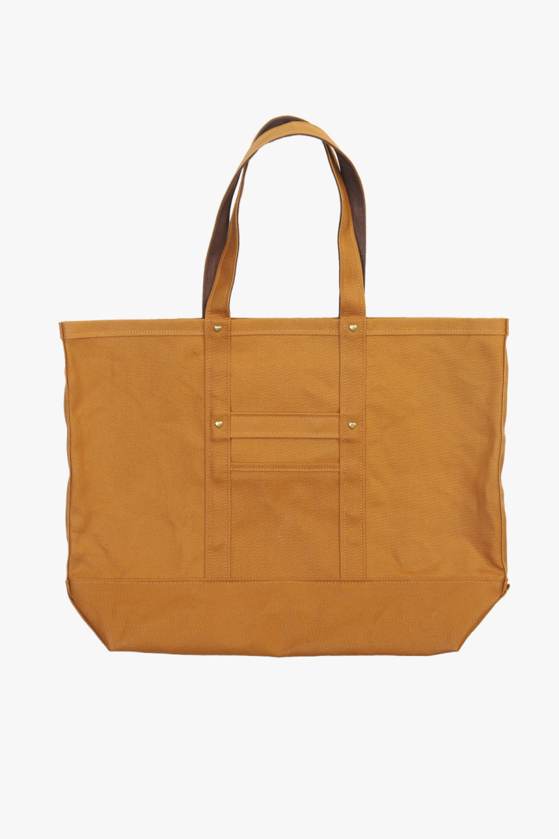 Duck canvas tote large Brown