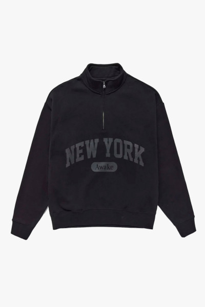 Awake ny Script quarter zip Black - GRADUATE STORE