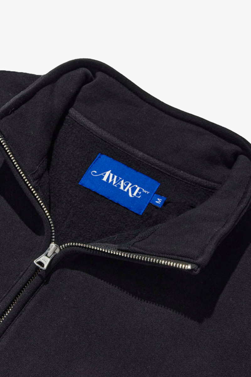 Script quarter zip Black