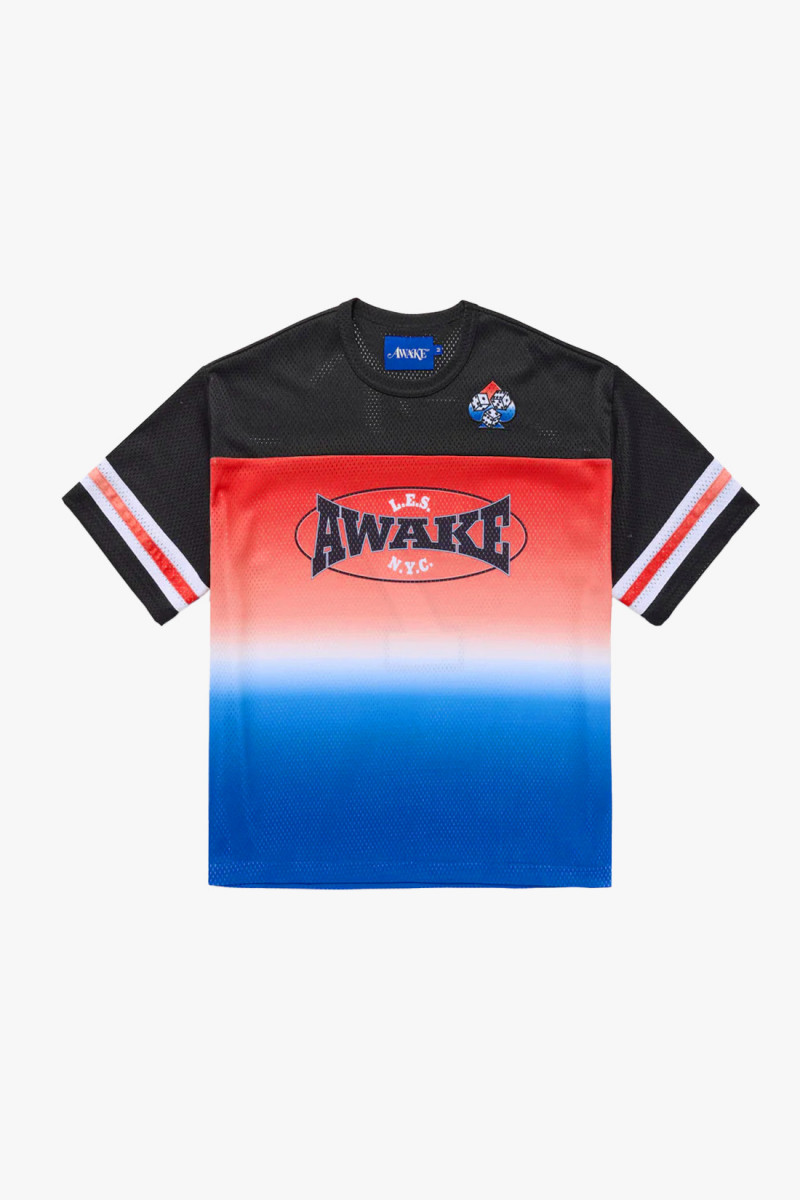 Mesh football jersey Black multi