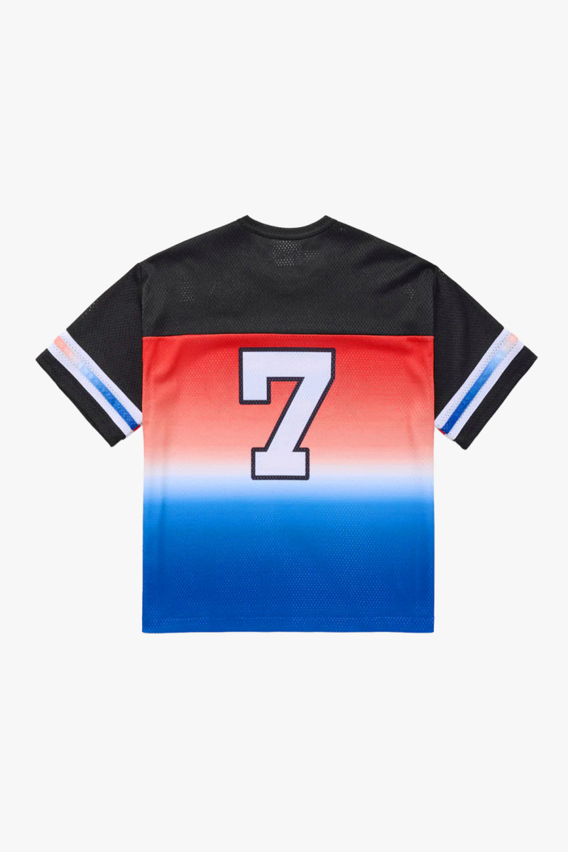 Mesh football jersey Black multi