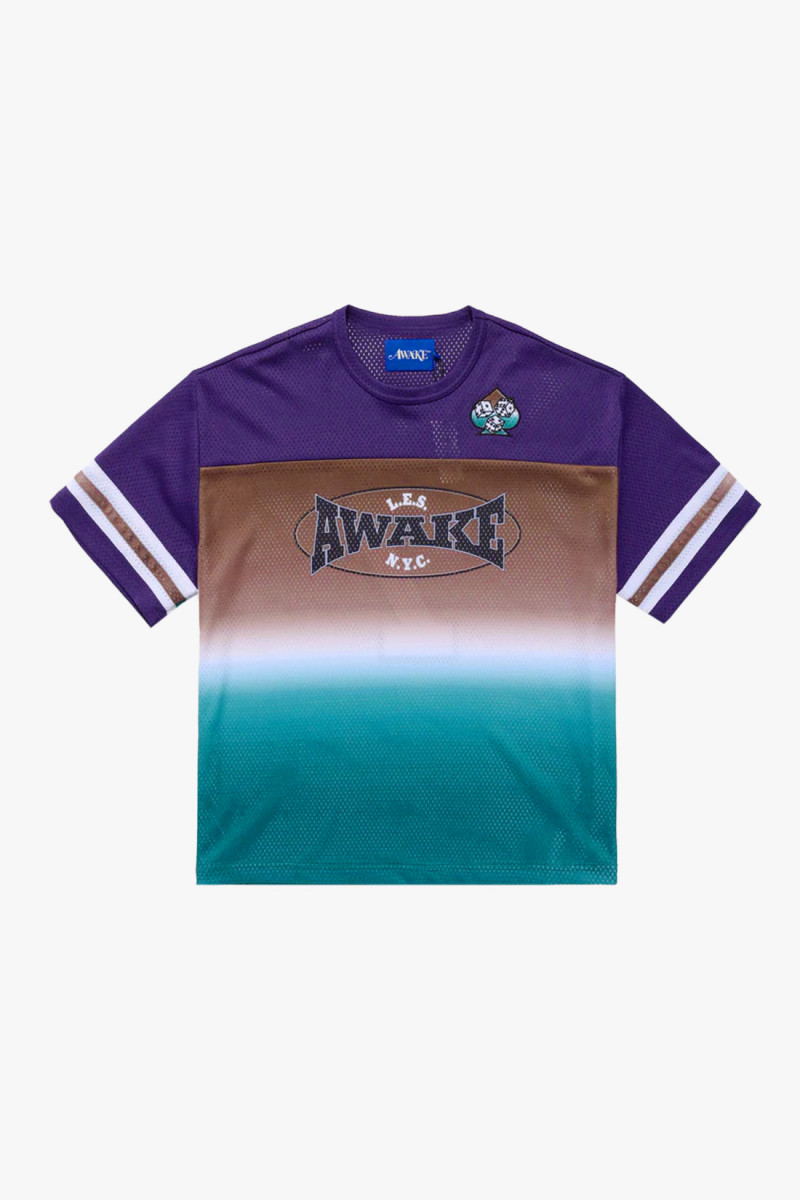 Mesh football jersey Brown multi