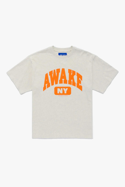 Awake ny Varsity tee Charcoal heather - GRADUATE STORE