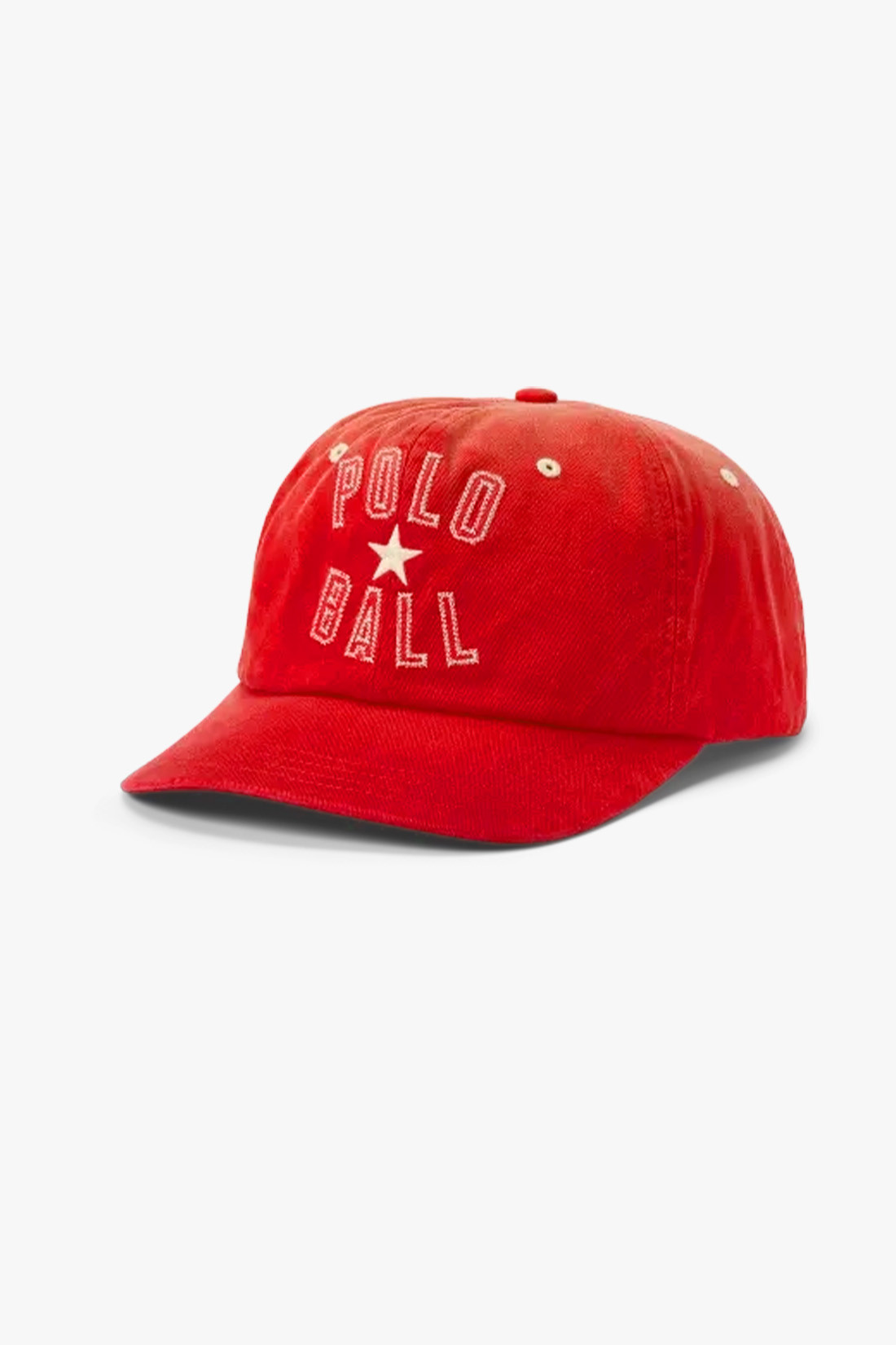 Embroidered twill ball cap Rl 2000 red