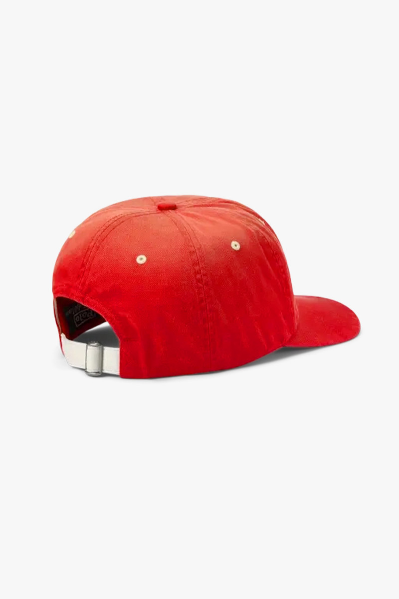 Embroidered twill ball cap Rl 2000 red