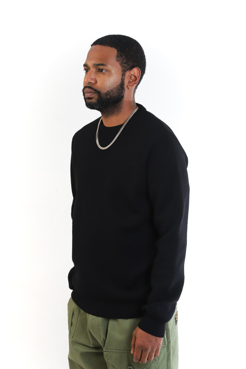 Pull youri col rond Noir