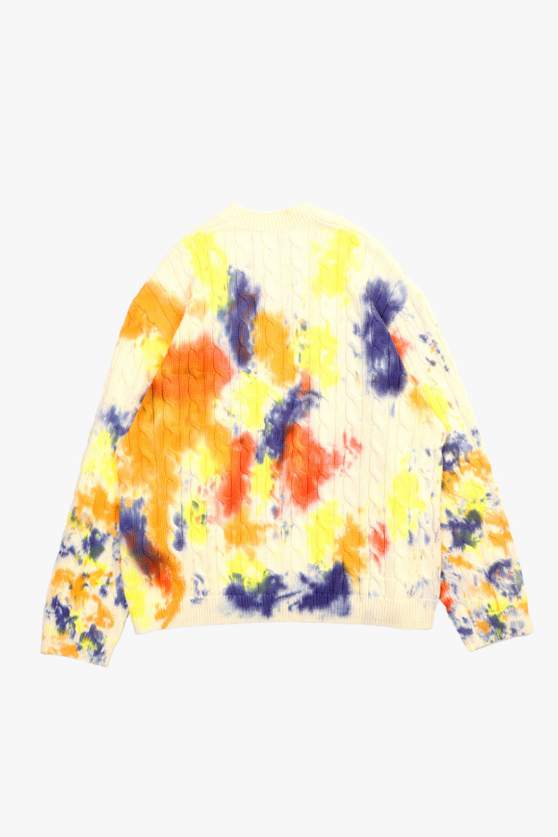 Applique sweater Tie dye