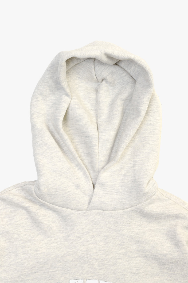 Snake skin applique hoodie Heather grey