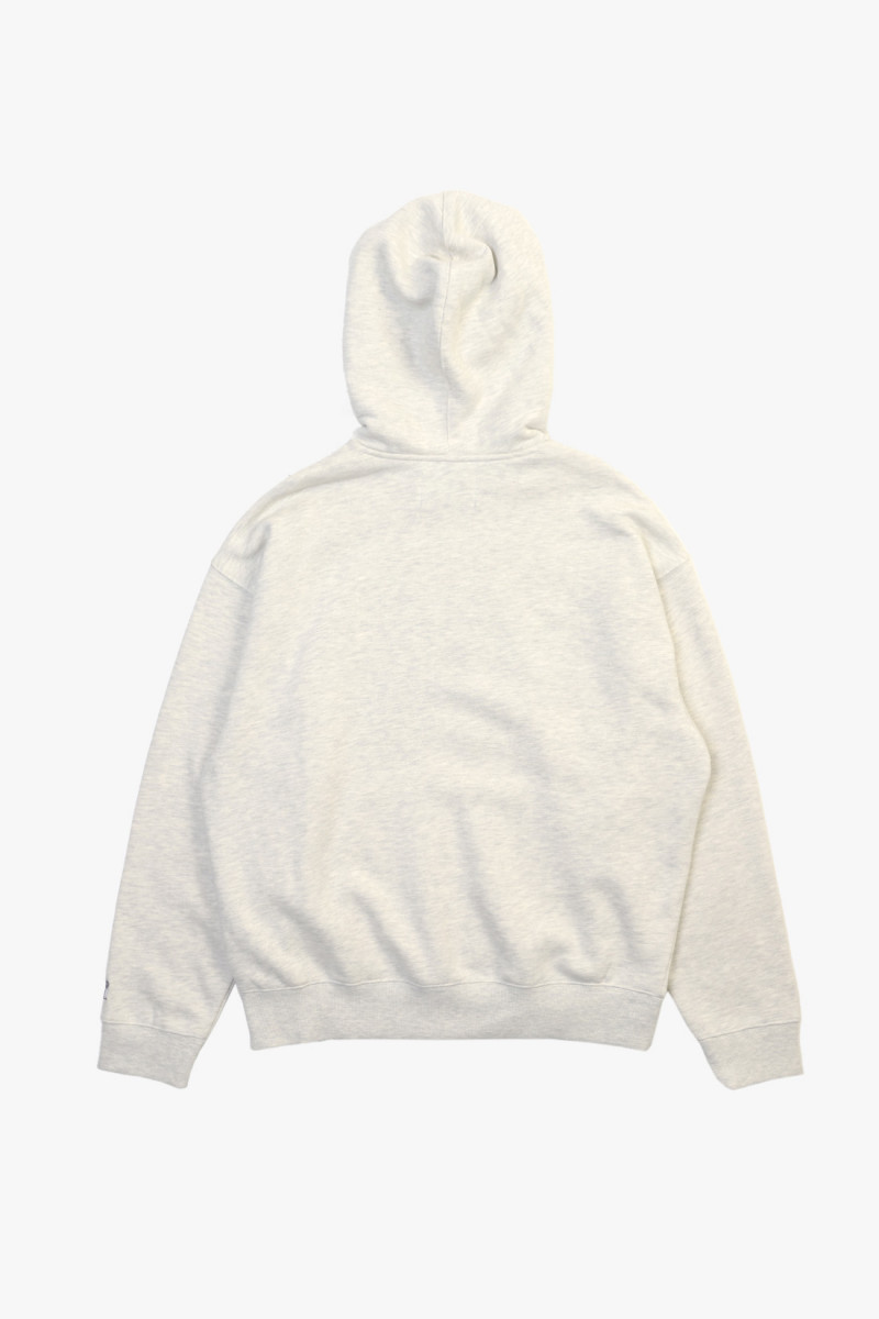 Snake skin applique hoodie Heather grey