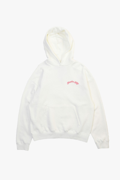 Awake ny Twill logo hoodie Cream - GRADUATE STORE