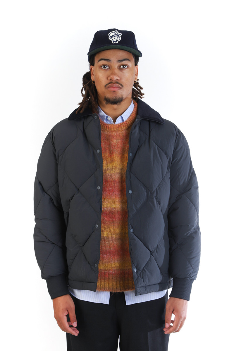 Dunbar padded jacket Charcoal