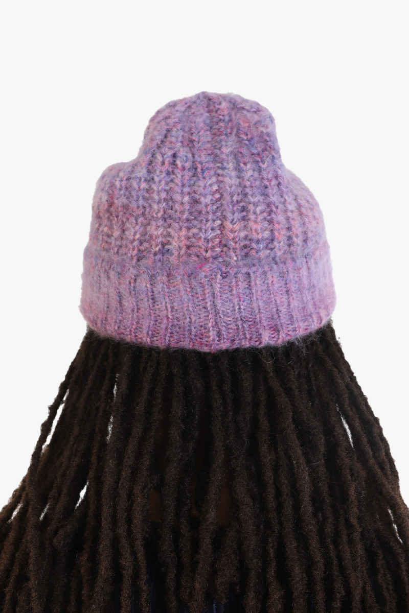 Space dye beanie Purple