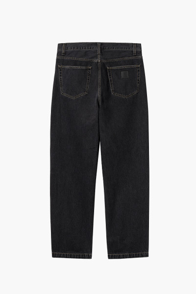 Carhartt wip Aaron pant Black stone washed - GRADUATE STORE