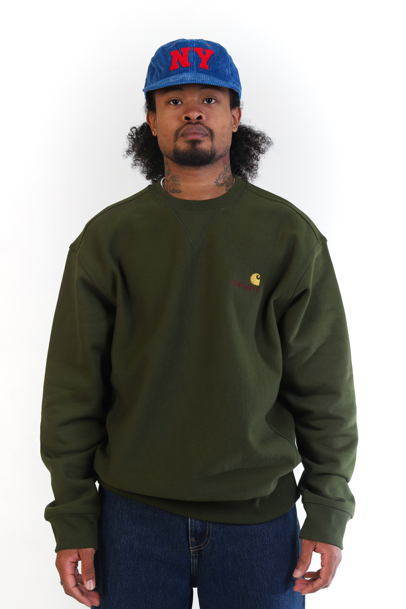 American script sweatshirt Tarragon