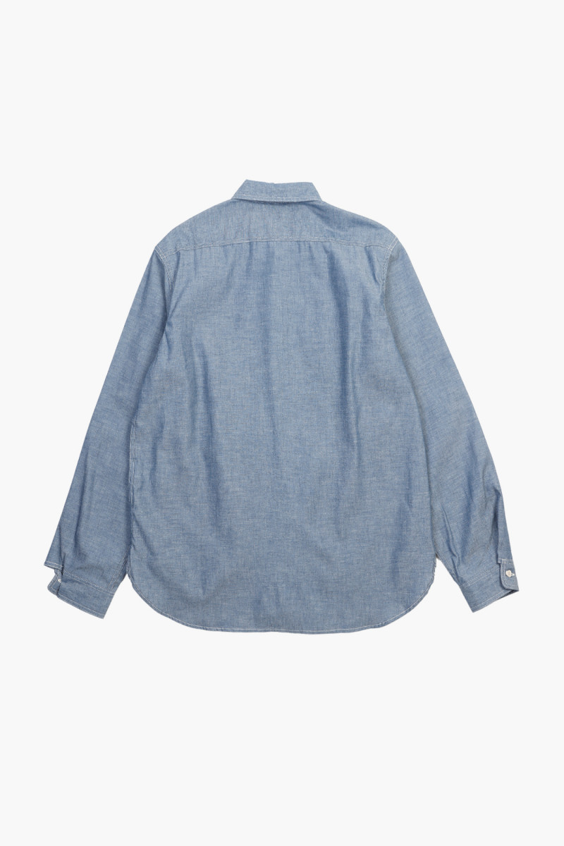 Chambray work shirt hm28sh004 Blue