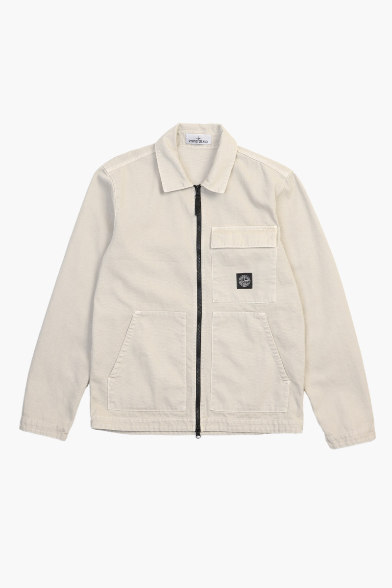 11501 overshirt canvas v0197 Stucco