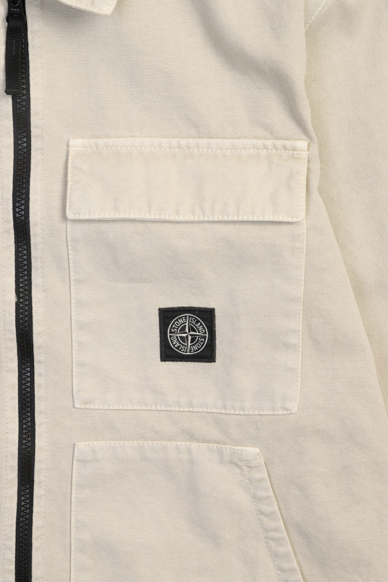 11501 overshirt canvas v0197 Stucco