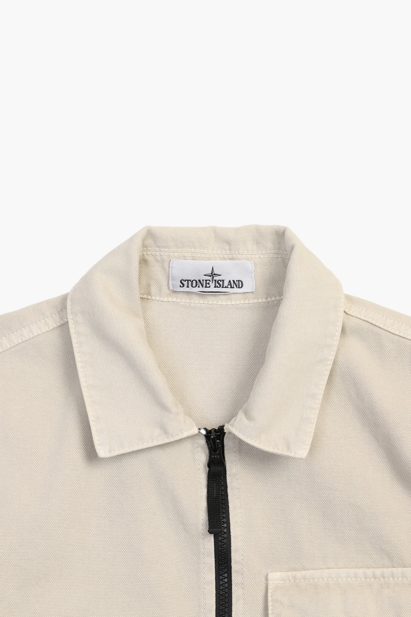 11501 overshirt canvas v0197 Stucco