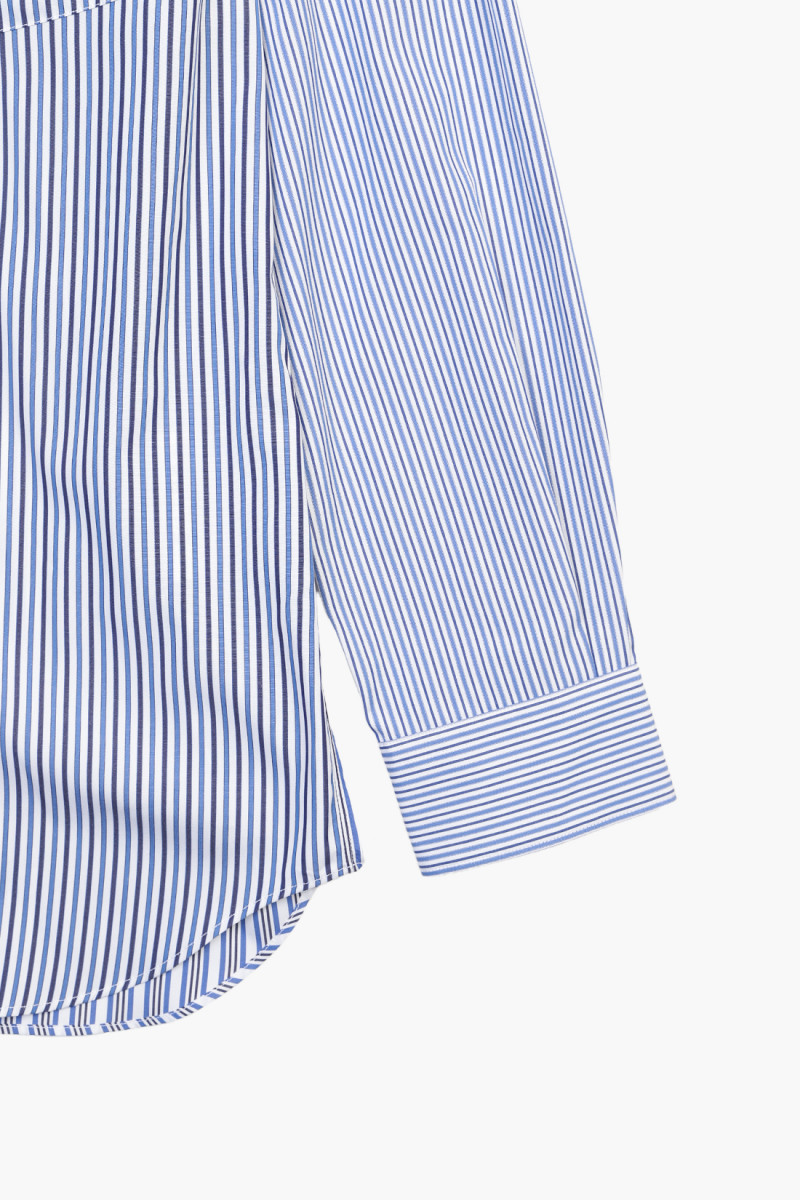 Mens shirt woven Stripe/mix 1