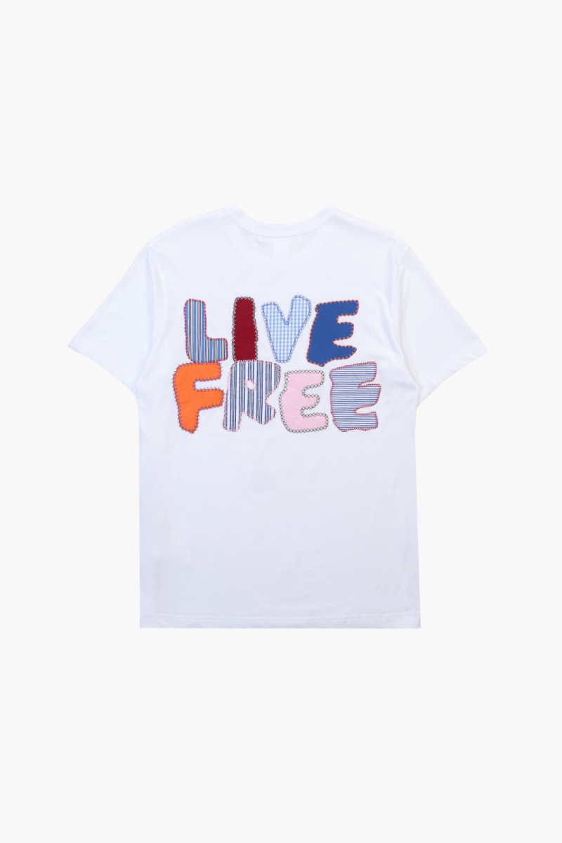 Tee live free White