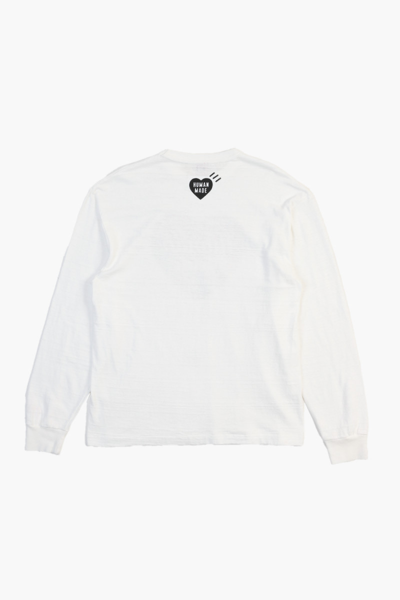 Graphic l/s t-shirt hm28cs035 White