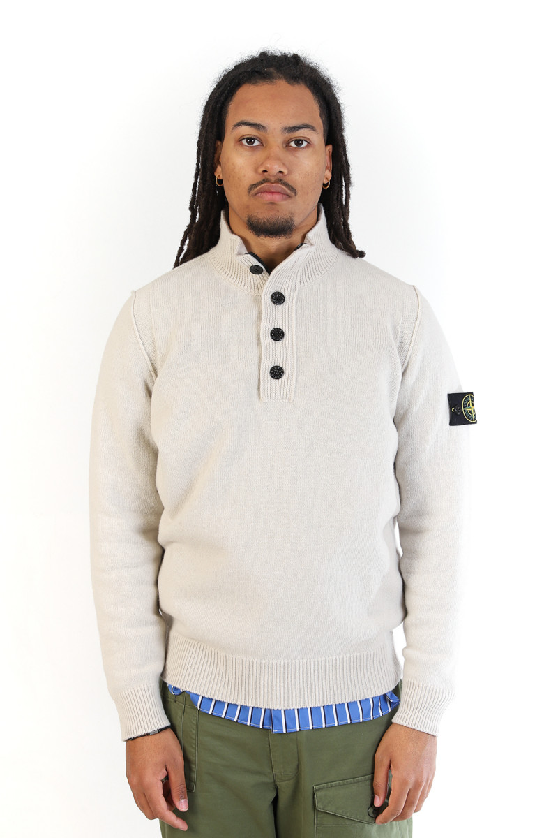 540a3 half zip knit v0097 Stucco