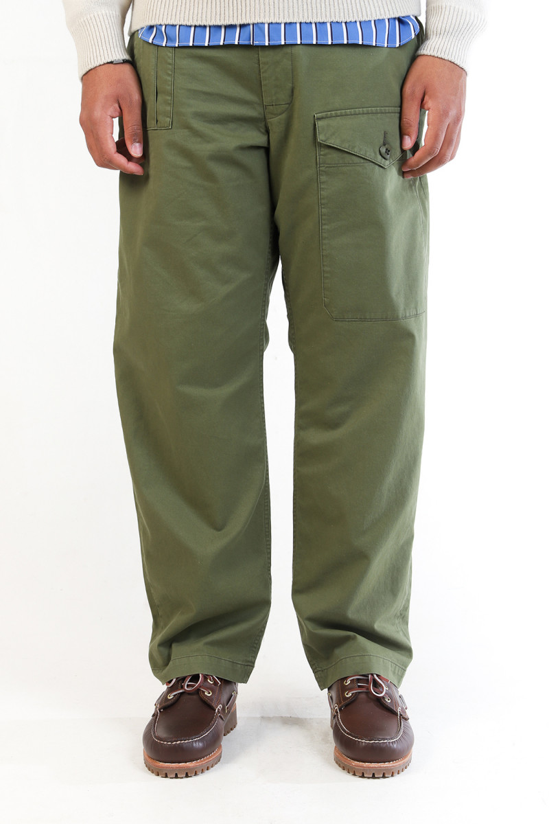 Straight cargo pants hm28pt014 Olive drab