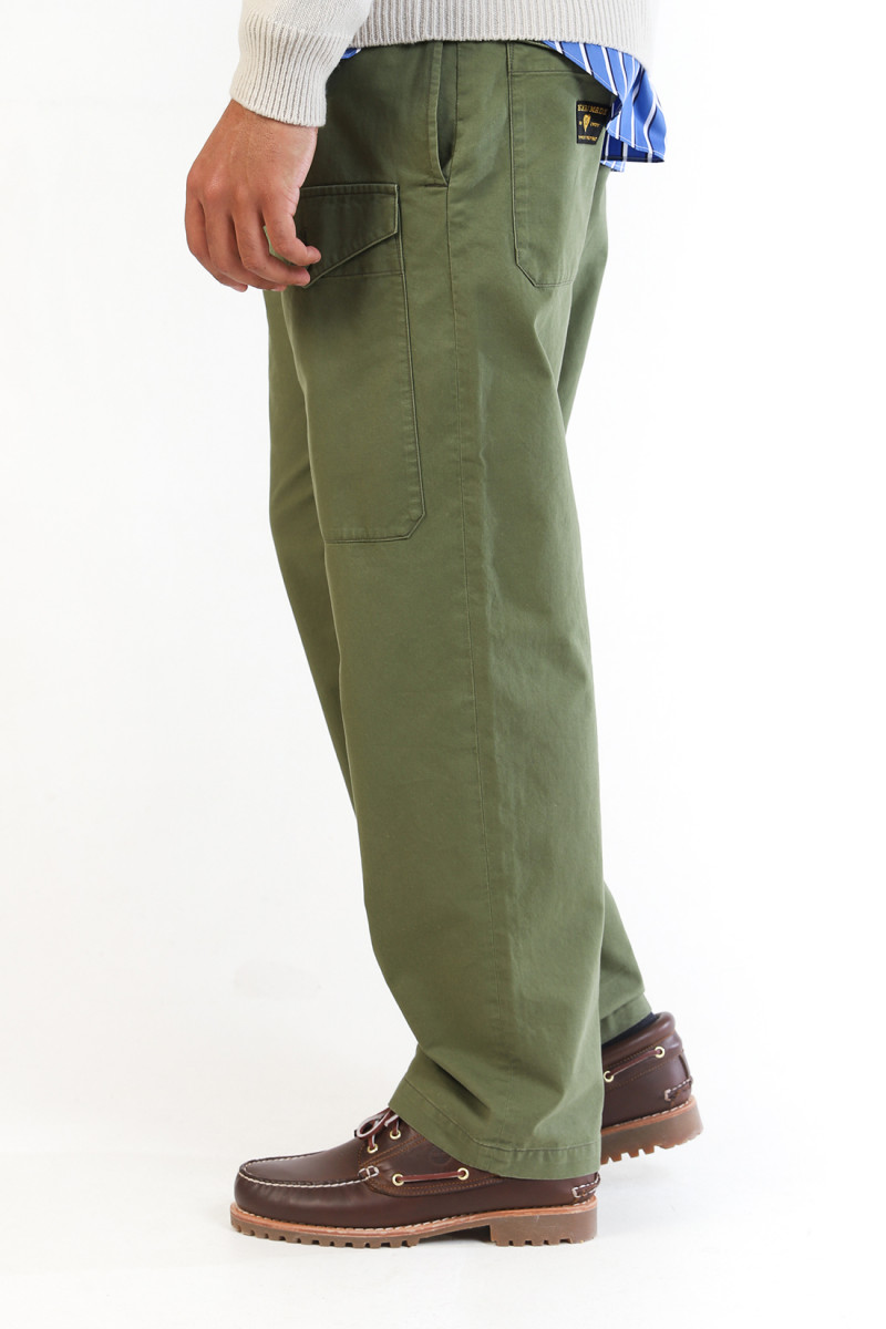 Straight cargo pants hm28pt014 Olive drab