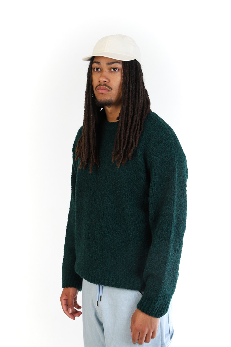 Dun textured sweater Pineneedle