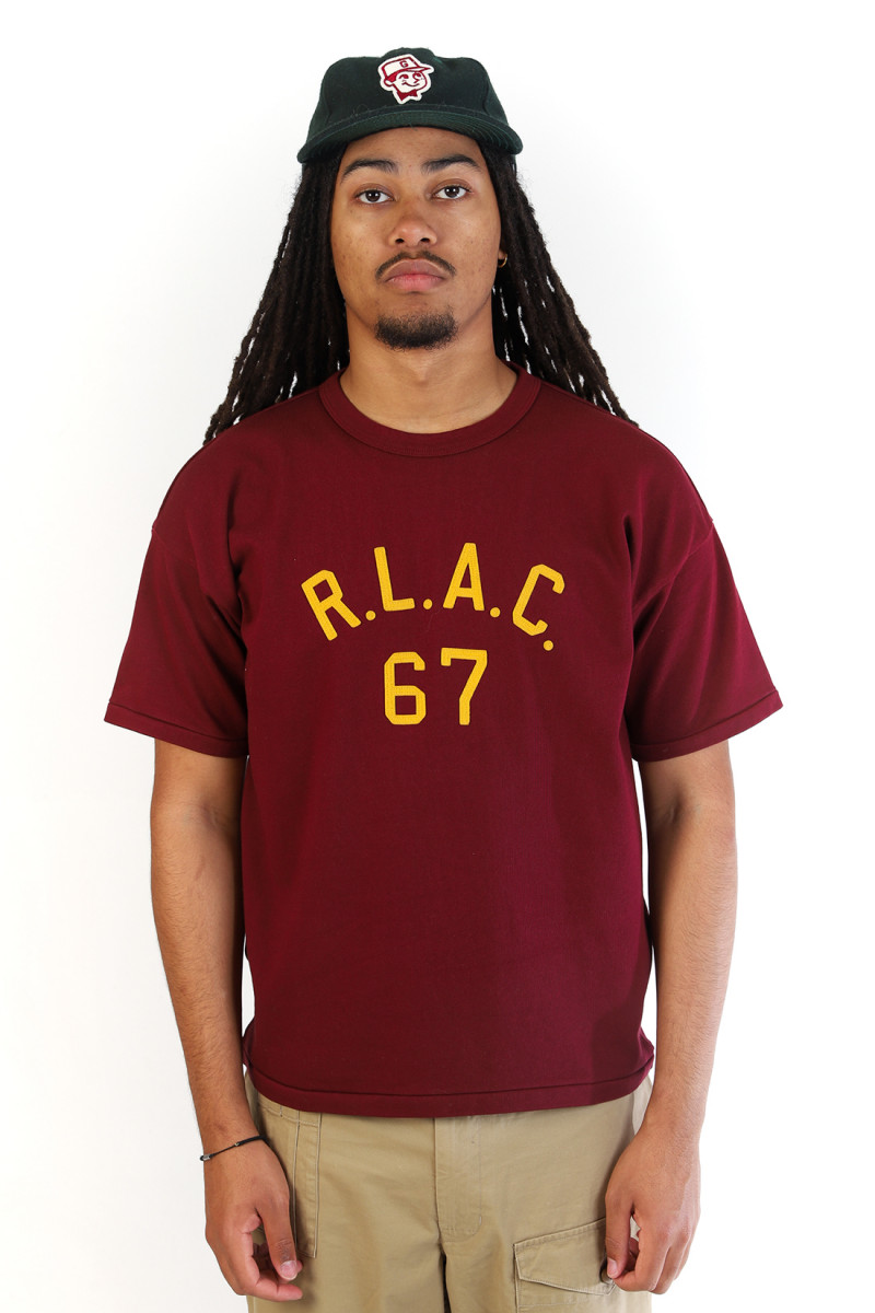 Vintage fit jersey graphic tee Classic wine